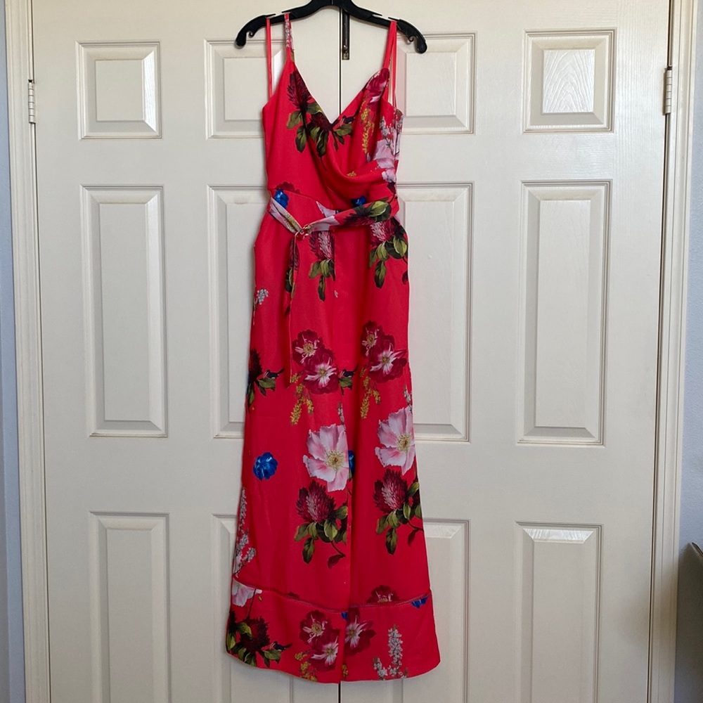 Ted Baker berry sundae red jumpsuit. Ted Baker size 2 (fits size 6)